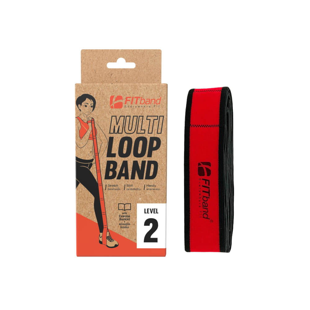 ยางยืดออกกำลังกาย FITBAND แบบ 9 ห่วง ระดับ 2 แรงต้าน 3.5 กิโลกรัม_0