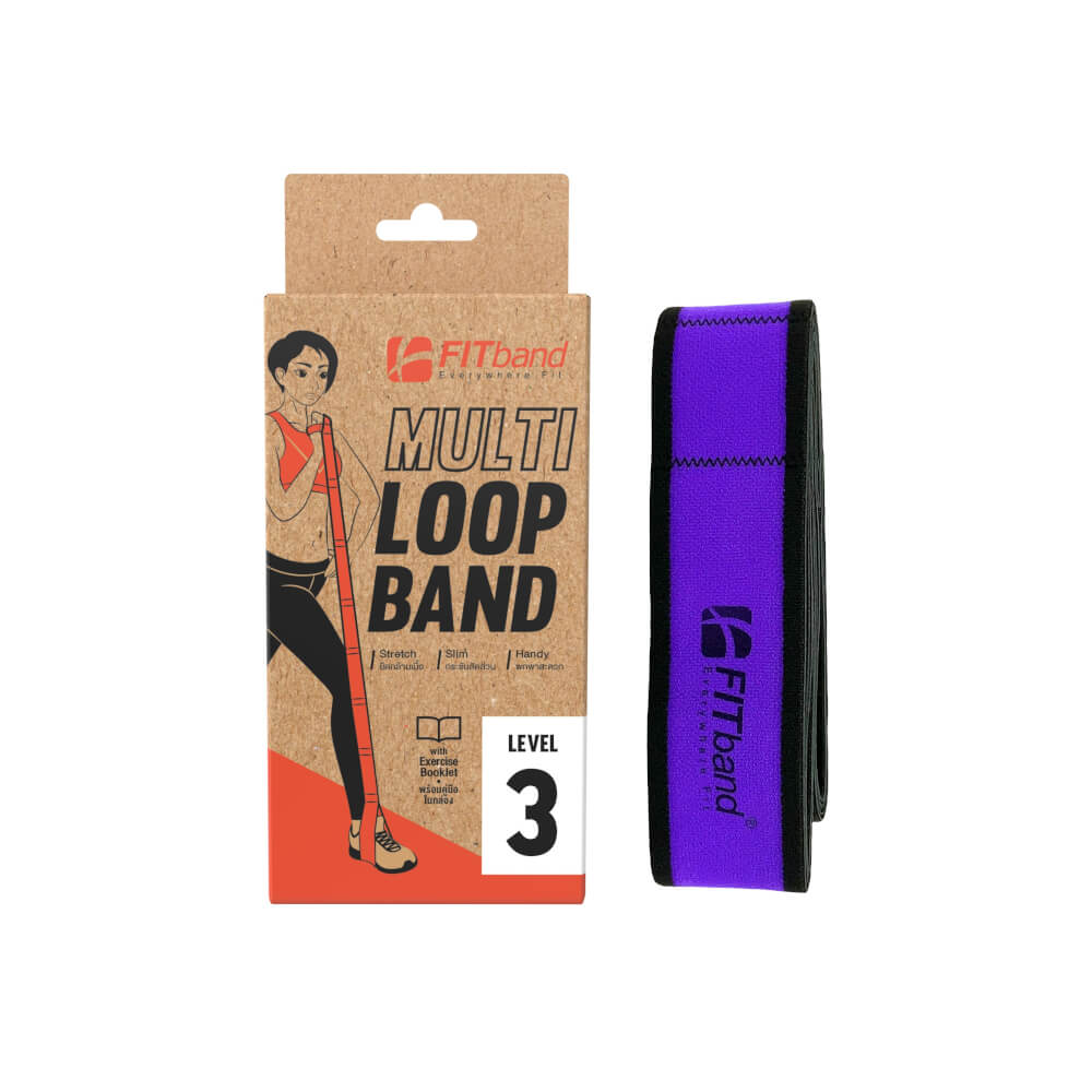 ยางยืดออกกำลังกาย FITBAND แบบ 9 ห่วง ระดับ 3 แรงต้าน 5.0 กิโลกรัม_0