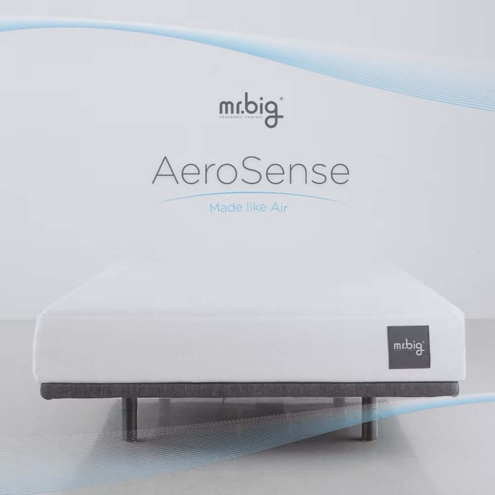 ที่นอน 6 ฟุต MR.BIG AEROSENSE เย็นสบาย น้ำหนักเบา ระบายอากาศได้ดี สีขาว