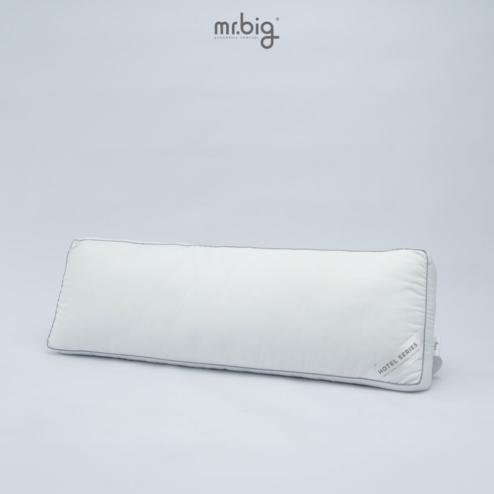 หมอนบอดี้ MR.BIG HOTEL SERIES BODY LUX PILLOW หมอนกอดนอนตะแคง สีขาว