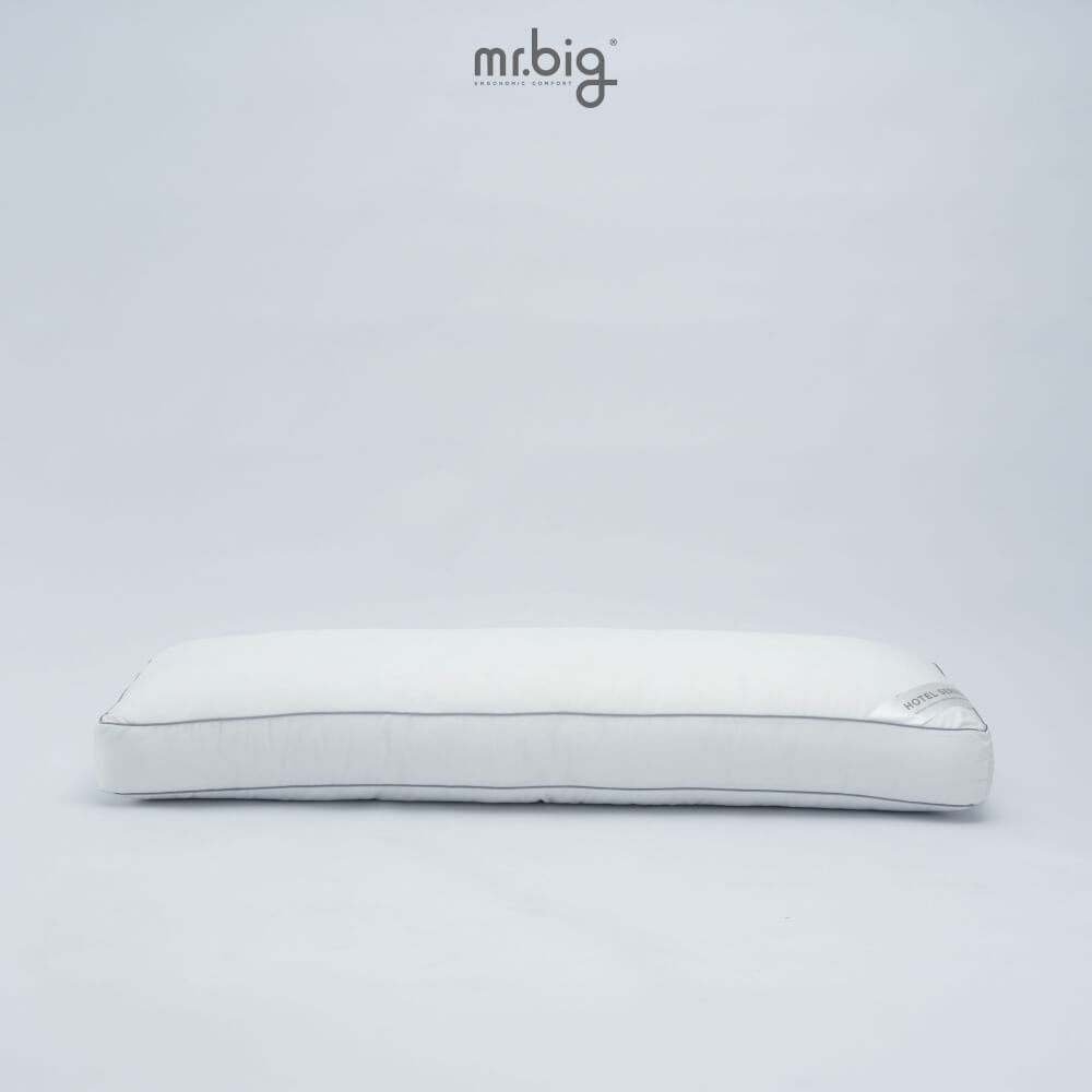 หมอนบอดี้ MR.BIG HOTEL SERIES BODY LUX PILLOW หมอนกอดนอนตะแคง สีขาว