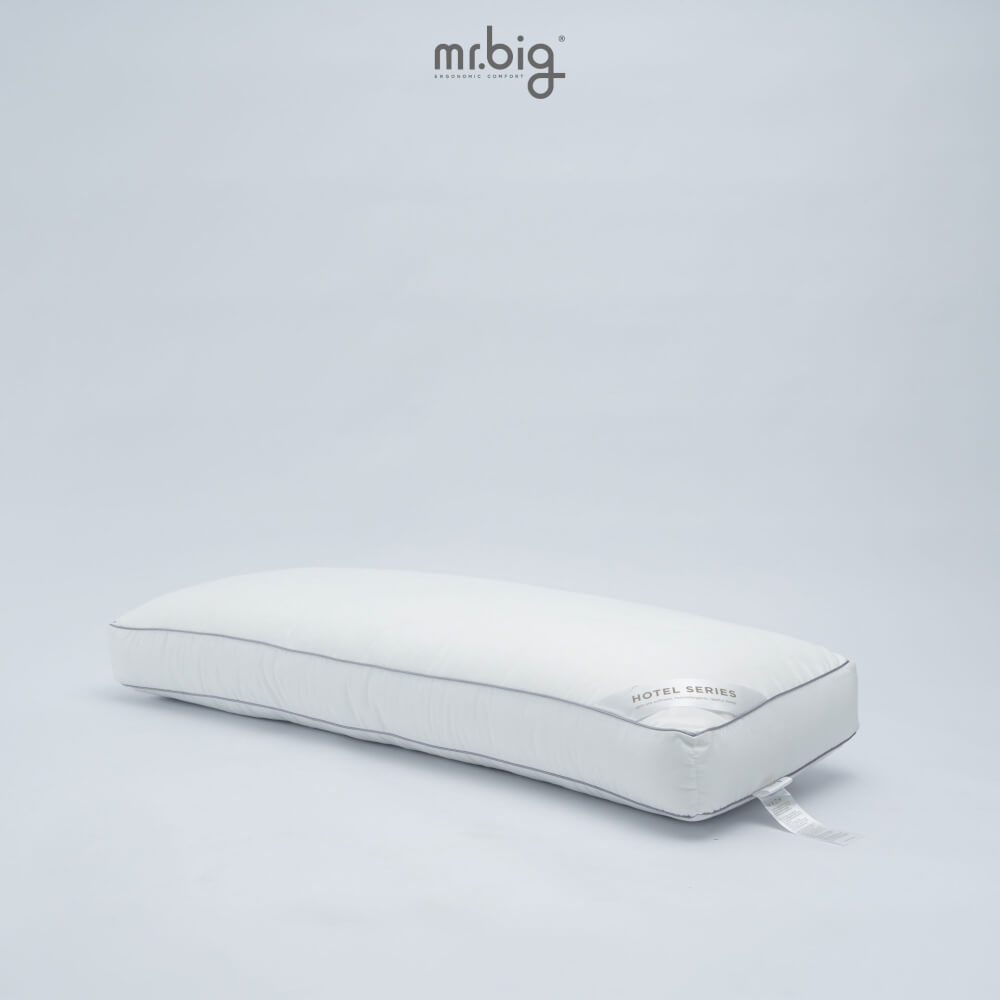 หมอนบอดี้ MR.BIG HOTEL SERIES BODY LUX PILLOW หมอนกอดนอนตะแคง สีขาว