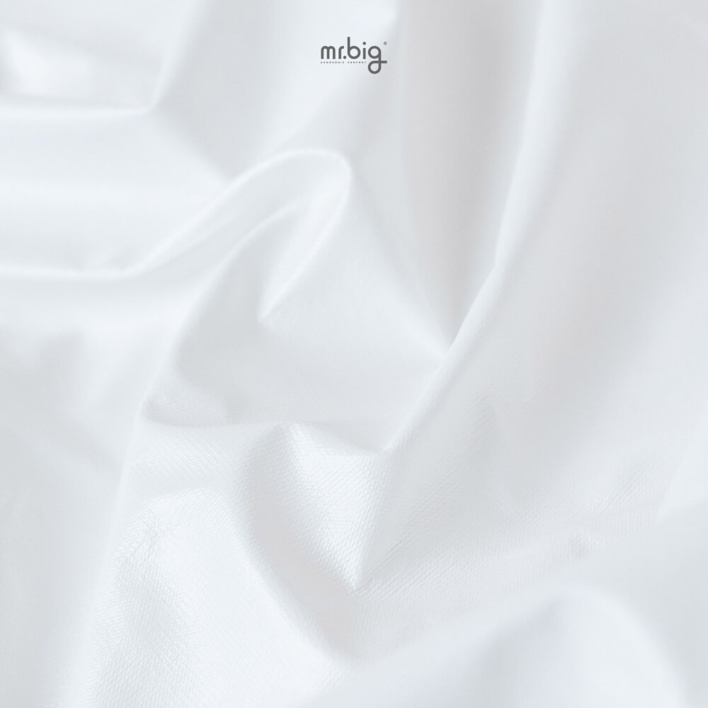 แผ่นรองกันเปื้อน 3.5 ฟุต MR.BIG กันน้ำ 100% ระบายอากาศ ป้องกันไรฝุ่น สีขาว