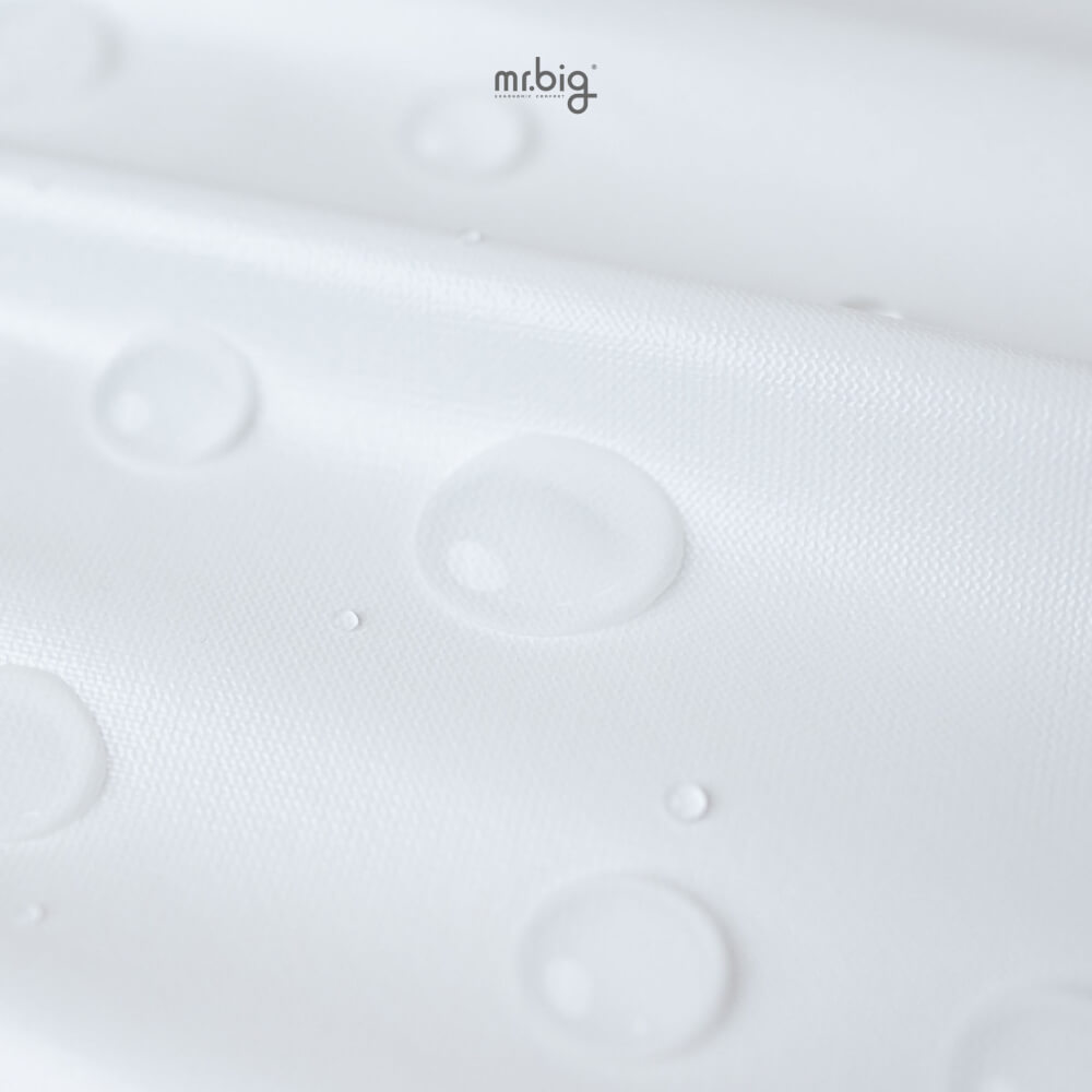 แผ่นรองกันเปื้อน 3.5 ฟุต MR.BIG กันน้ำ 100% ระบายอากาศ ป้องกันไรฝุ่น สีขาว