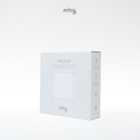 แผ่นรองกันเปื้อน 3 ฟุต MR.BIG กันน้ำ 100% ระบายอากาศ ป้องกันไรฝุ่น สีขาว_4