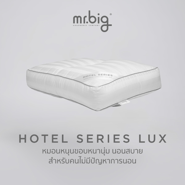 หมอนหนุน MR.BIG HOTEL SERIES LUX 4