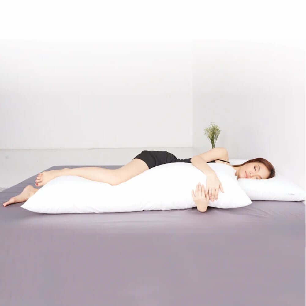 หมอนบอดี้ mr.big หมอนกอด Ergonomic 20x60 นิ้ว สีขาว
