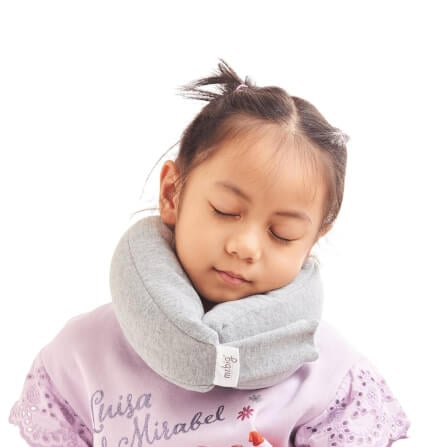หมอนรองคอ mr.big รุ่น Junior Travel Pillow สีเทา (Large)_0