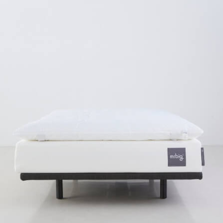 แผ่นรองนอน 5 ฟุต mr.big CloudComforter Topper ท็อปเปอร์เส้นใยนอนสบายแบบไร้จุดกดทับ สีขาว_2