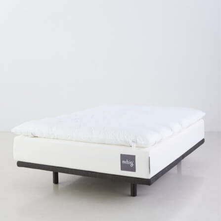 แผ่นรองนอน 5 ฟุต mr.big CloudComforter Topper ท็อปเปอร์เส้นใยนอนสบายแบบไร้จุดกดทับ สีขาว_3