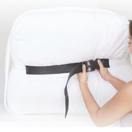 เช็ตหมอน mr.big Gerd Pillow เเละ Leg Pillow ชุดหมอนป้องกันอาการกรดไหลย้อน สีขาว_4
