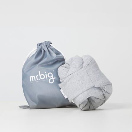 หมอนรองคอ สีเทา (L) หมอนรองคอ mr.big Travel Pillow Grey (L)_5