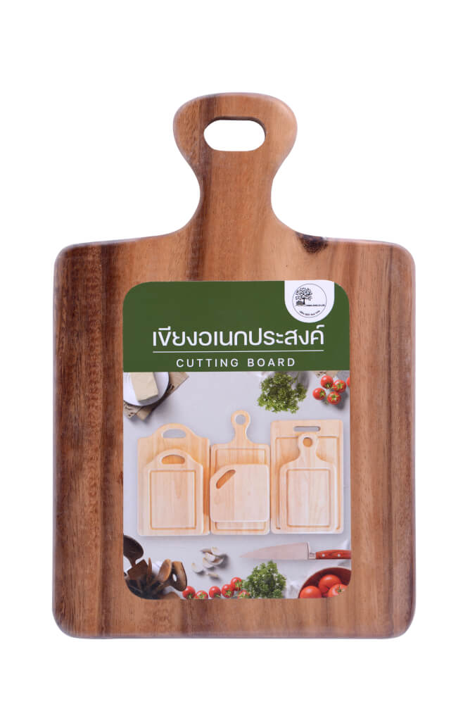 เขียงไม้จามจุรี ลิงโก้ จัมพ์, 8X12X0.59 นิ้ว