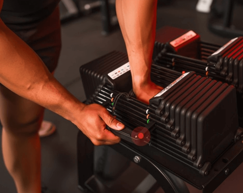 ดัมเบลปรับน้ำหนักได้ POWERBLOCK PRO 100 EXP - KNURLED GRIP_6