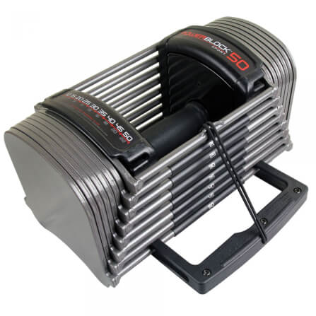 ดัมเบลปรับน้ำหนักได้ POWERBLOCK น้ำหนัก 4 - 22 กิโลกรัม 1 คู่_2