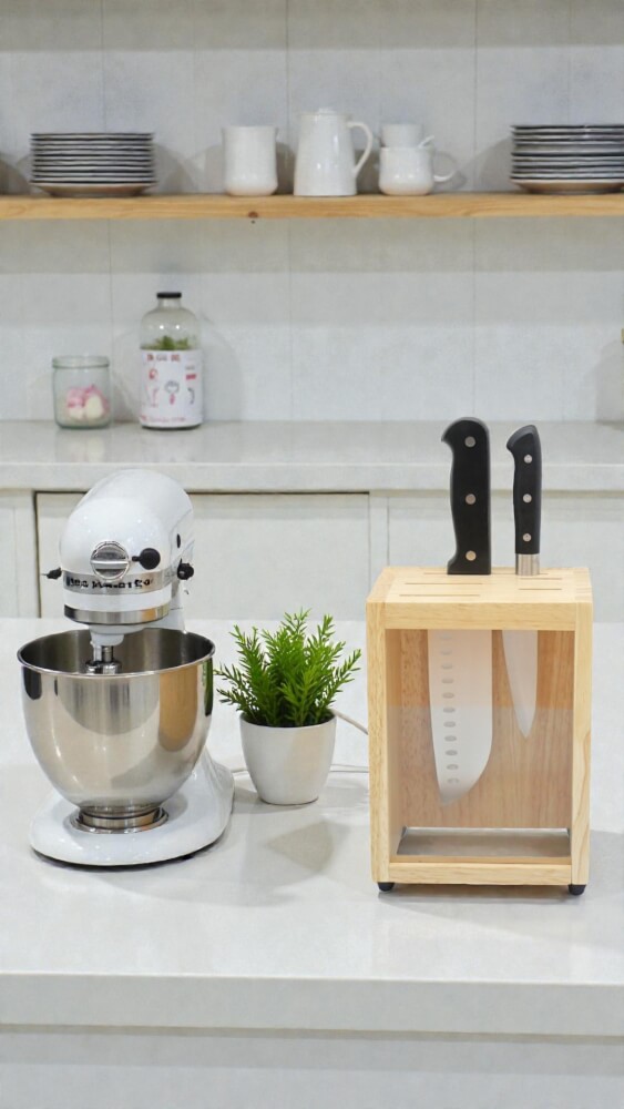 กล่องเสียบมีดหน้าอะคริลิคใส THEWOOD 'S TALE