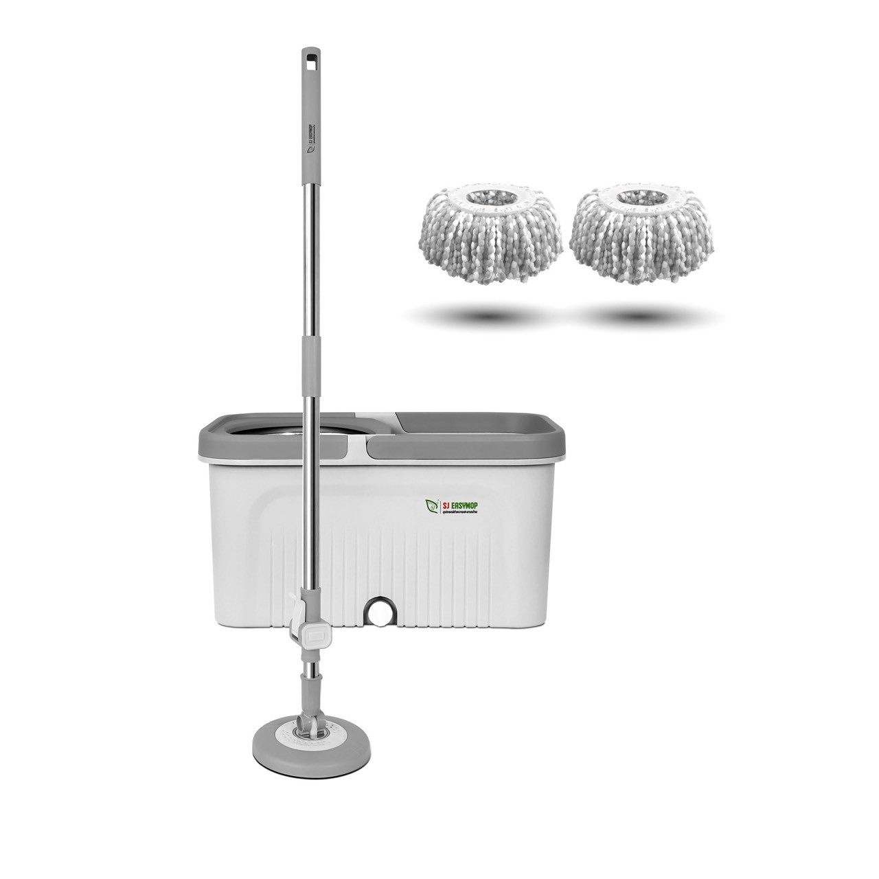 ชุดถังปั่นม็อบ SJEASYMOP รุ่น TANK สีเทา_1