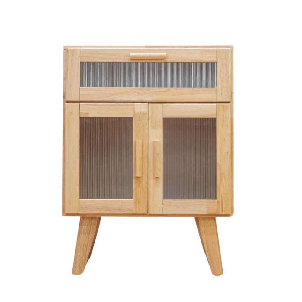 ตู้เตี้ยอเนกประสงค์ EVERGREEN FURNITURE . G-648-1-3 ขนาด 60X40X80ซม. สีธรรมชาติ