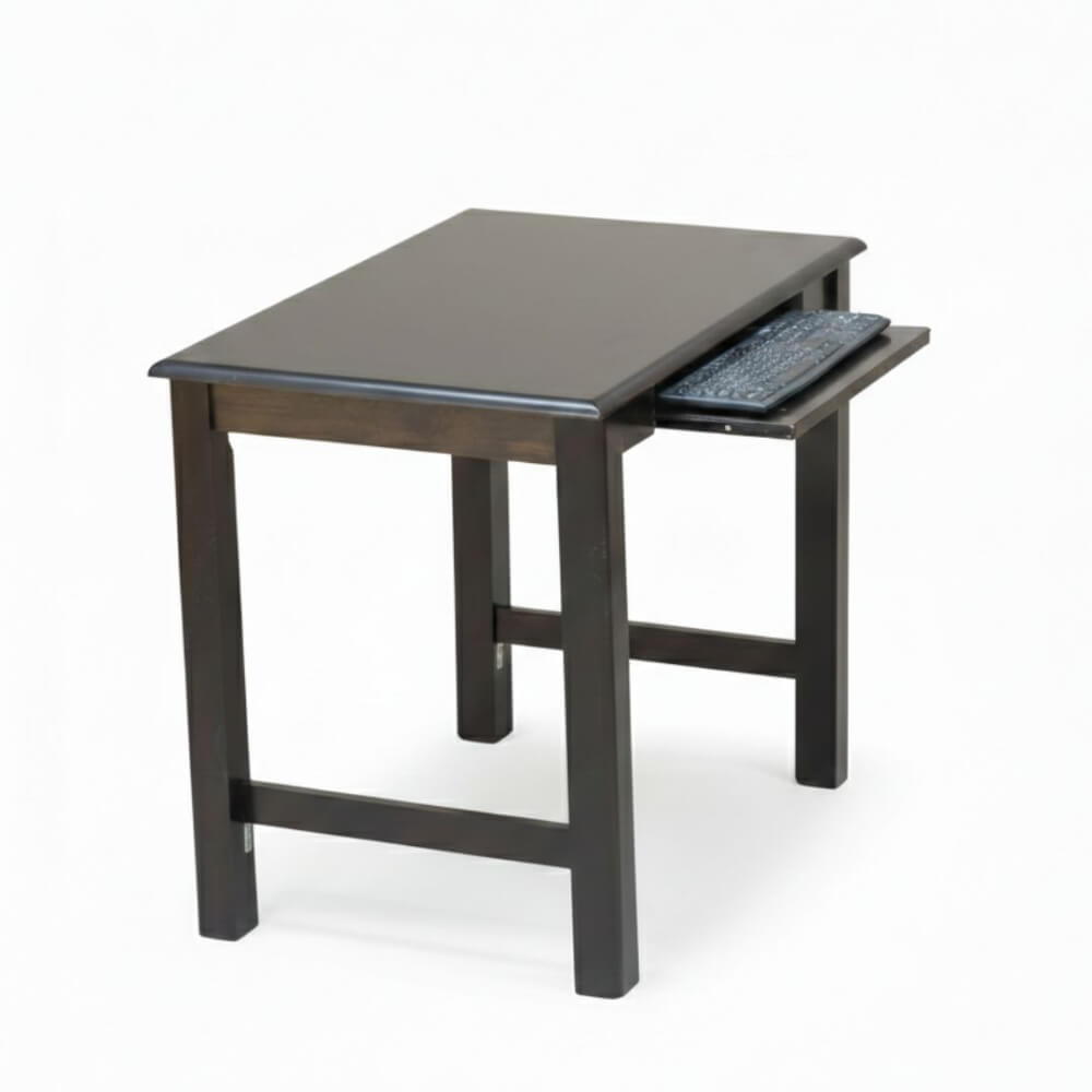 โต๊ะทำงาน CWT EVERGREEN FURNITURE ขนาด 90X60X74 ซม. สีวอลนัท ไม้ยางพารา_0
