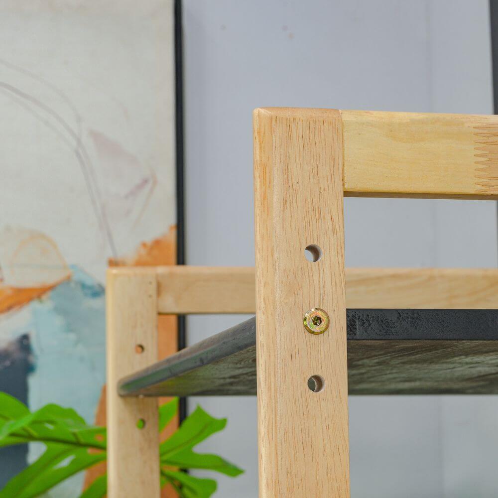 ชั้นวางไมโครเวฟ EVERGREEN FURNITUR SDTS-HN 52*37*36 CM สีไม้ธรรมชาติ ขอบเหลี่ยม_1
