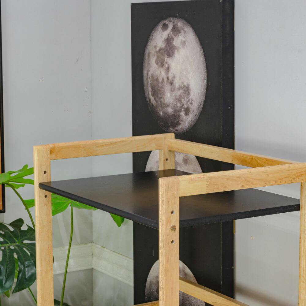 ชั้นวางไมโครเวฟ EVERGREEN FURNITUR SDOS-HN 59*44*50 CM สีไม้ธรรมชาติ ขอบเหลี่ยม_2