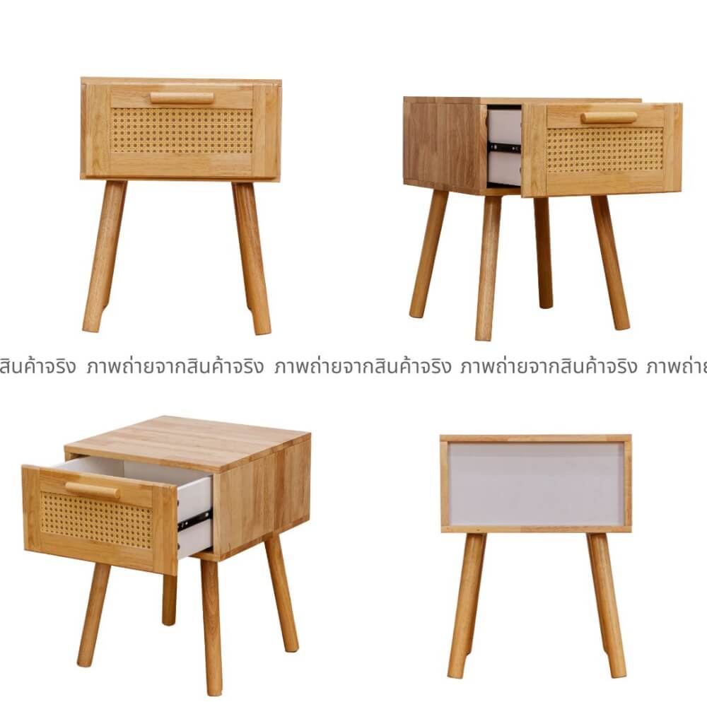 ตู้ข้างเตียง  EVERGREEN FURNITUR G-4174-4-R30-WR 40X40X50 ซม. สีไม้ธรรมชาติ