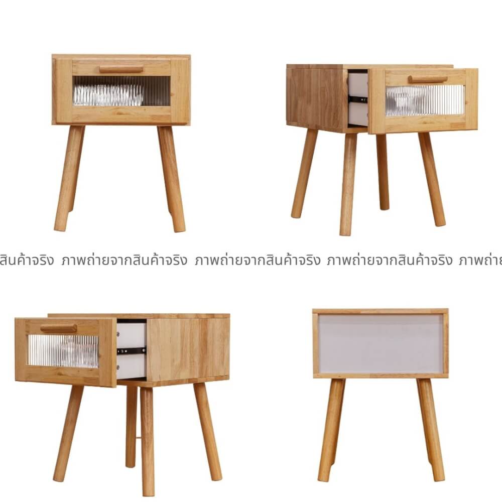 ตู้ข้างเตียง  EVERGREEN FURNITUR G-4174-3-R30-WR 40X40X50 ซม. สีไม้ธรรมชาติ_6