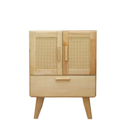 ตู้เตี้ยอเนกประสงค์ EVERGREEN FURNITURE . G-648-2-2 รุ่นหวาย ขนาด 60X40X80ซม. สีธรรมชาติ_0
