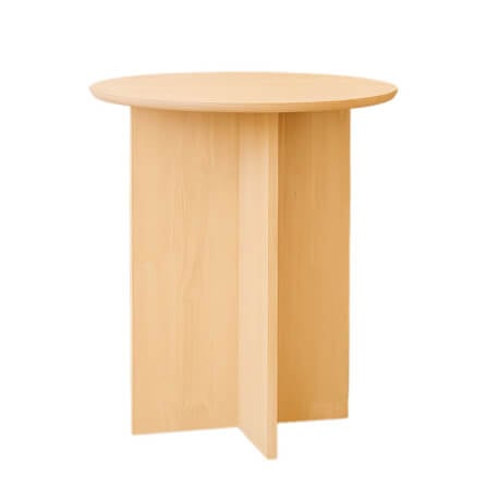 โต๊ะกลมไม้ยางพารา EVERGREEN FURNITURE MT4-6060-R- 60X60X74ซม. สีน้ำตาลธรรมชาติ_0