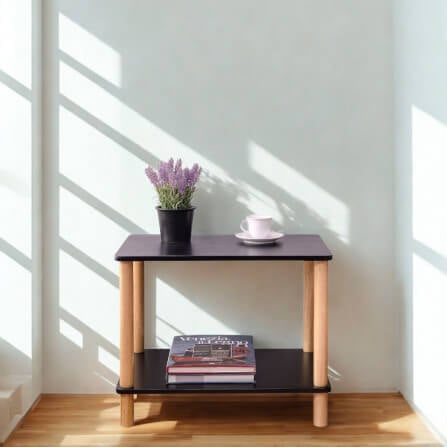 โต๊ะข้าง EVERGREEN FURNITUR SDMST4-HN 40X60X50 CM สีไม้ธรรมชาติ_7