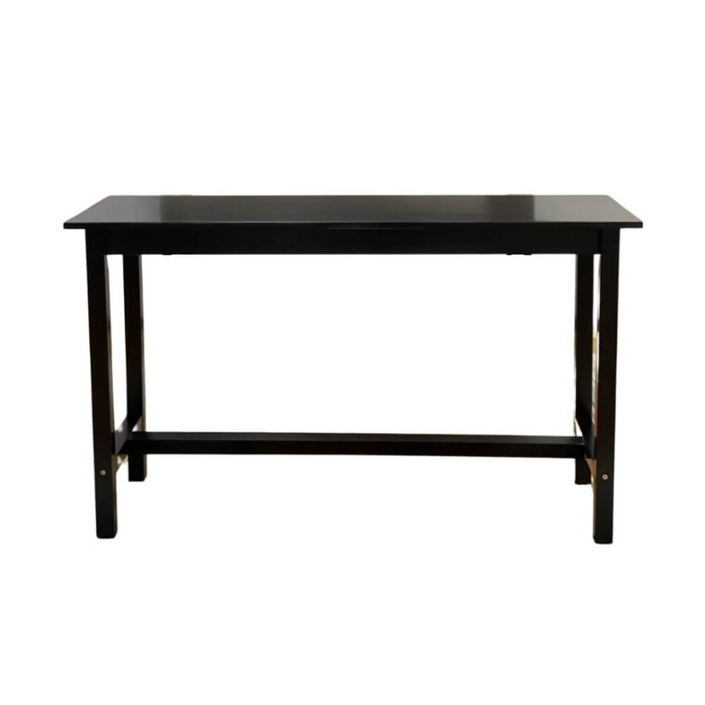 โต๊ะบาร์ไม้ยางพารา Evergreen Furniture TH 120x40x74ซม. สีดำ