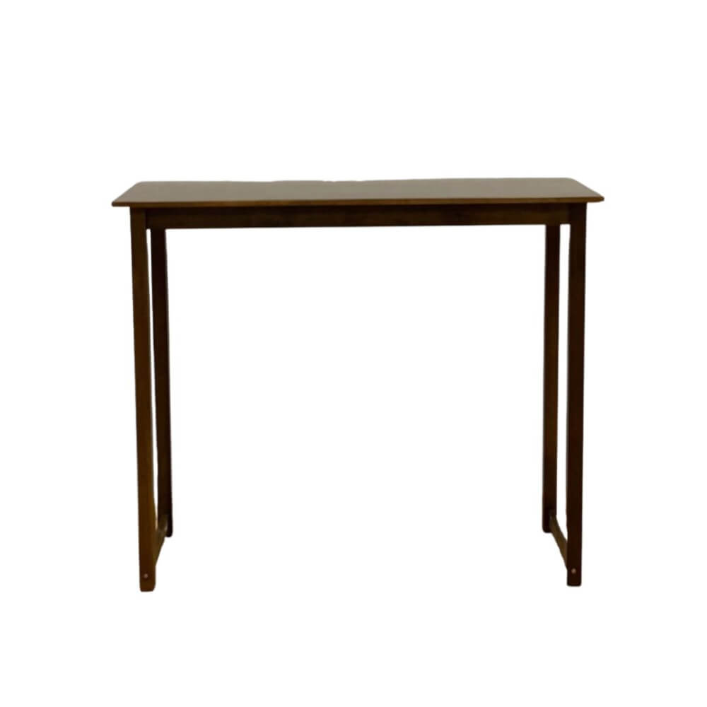 โต๊ะบาร์ไม้ยางพารา Evergreen Furniture TC 120x40x90ซม. สีน้ำตาลเข้ม