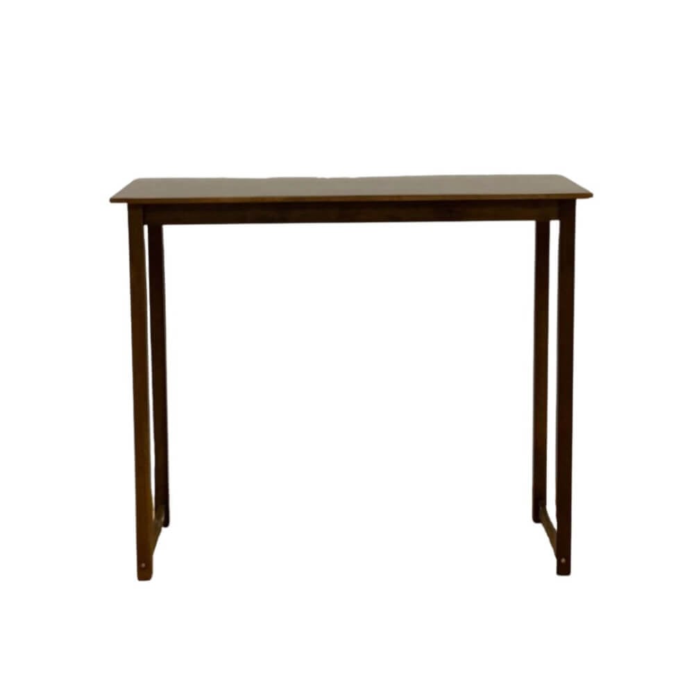 โต๊ะบาร์ไม้ยางพารา Evergreen Furniture TC 120x40x74ซม. สีน้ำตาลเข้ม