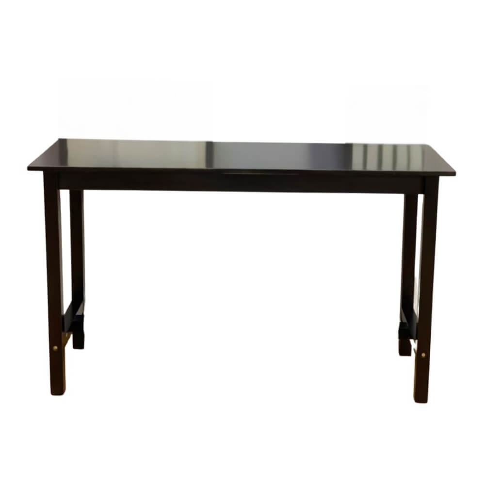 โต๊ะบาร์ไม้ยางพารา Evergreen Furniture TC 120x40x74ซม. สีดำ