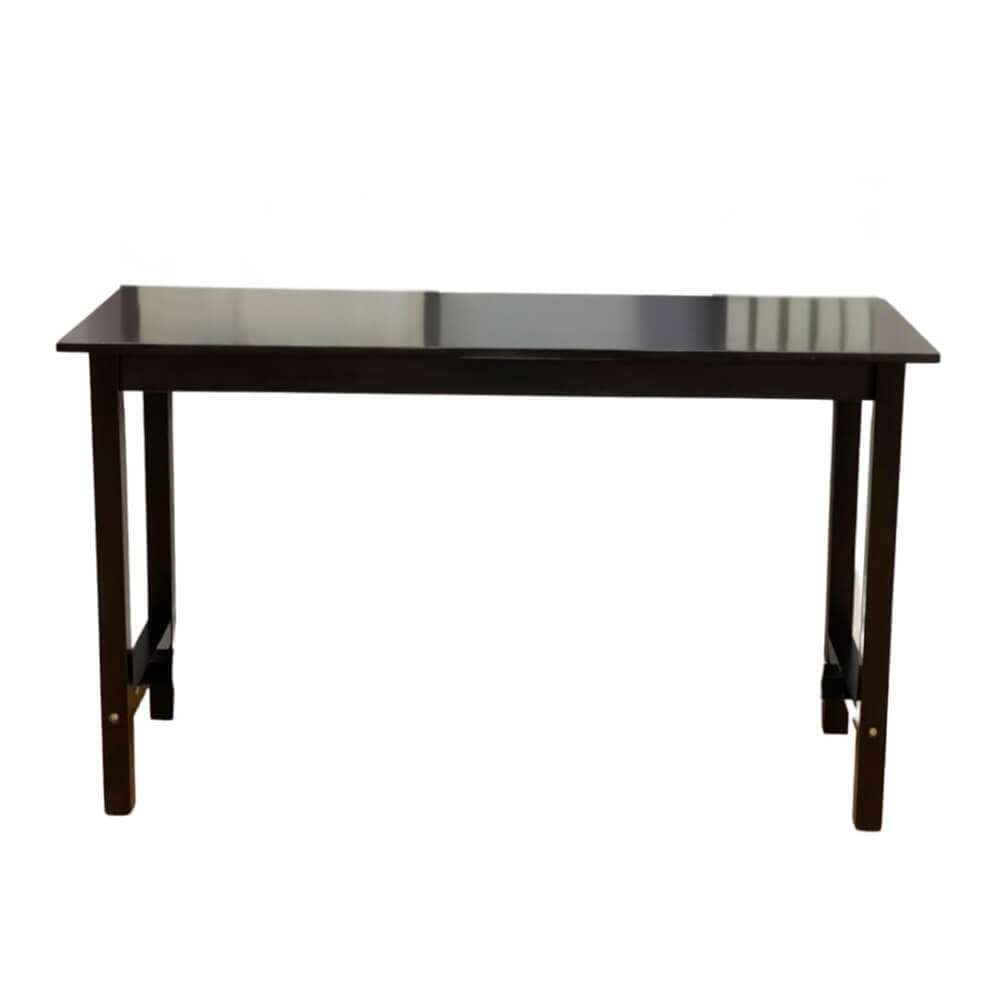 โต๊ะบาร์ไม้ยางพารา Evergreen Furniture TC 120x40x90ซม. สีดำ