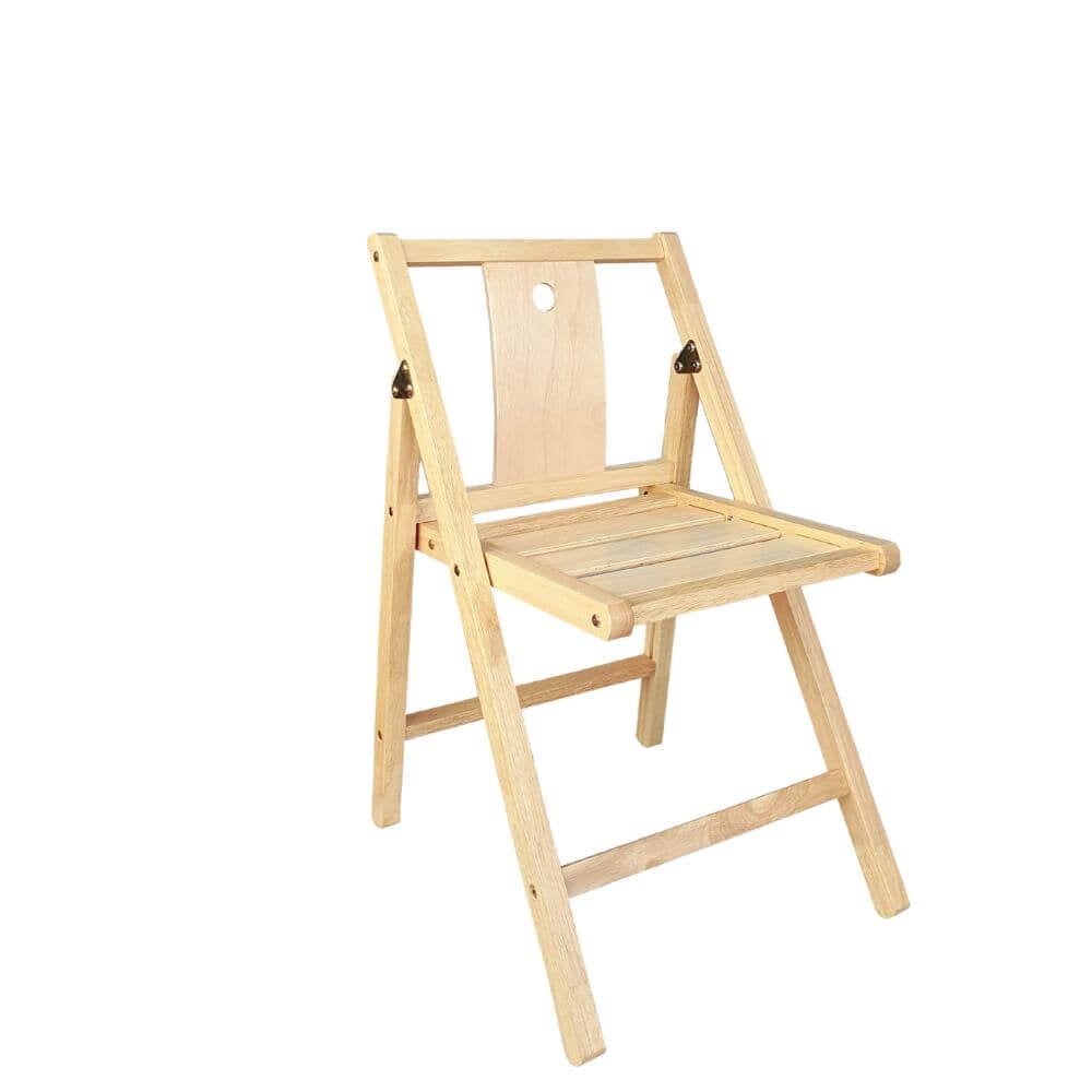 เก้าอี้พับได้อเนกประสงค์ EVERGREEN FURNITURE รุ่นFC3 ขนาด50X45X74ซม สีไม้ธรรมชาติ