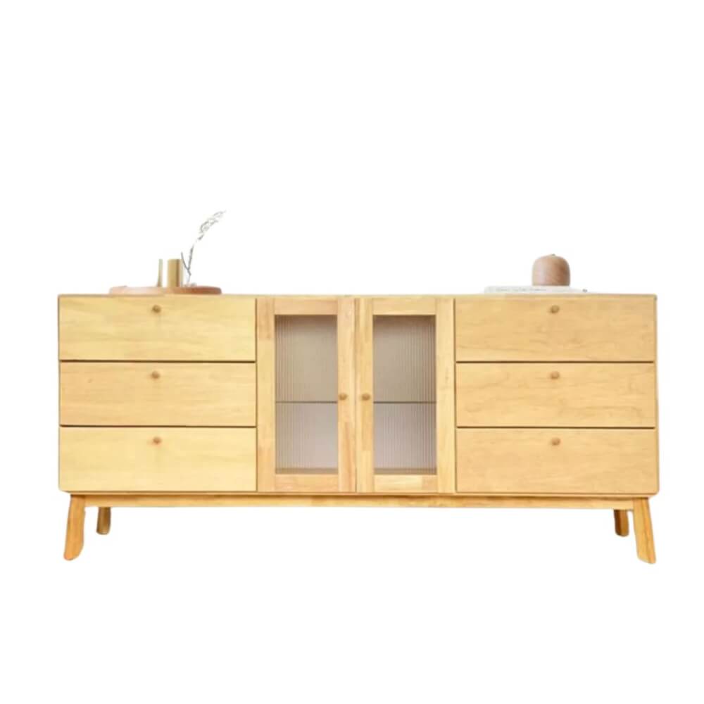 ตู้วางทีวี EVERGREEN FURNITURE  G-6184 170X40X84  สีน้ำตาลธรรมชาติ