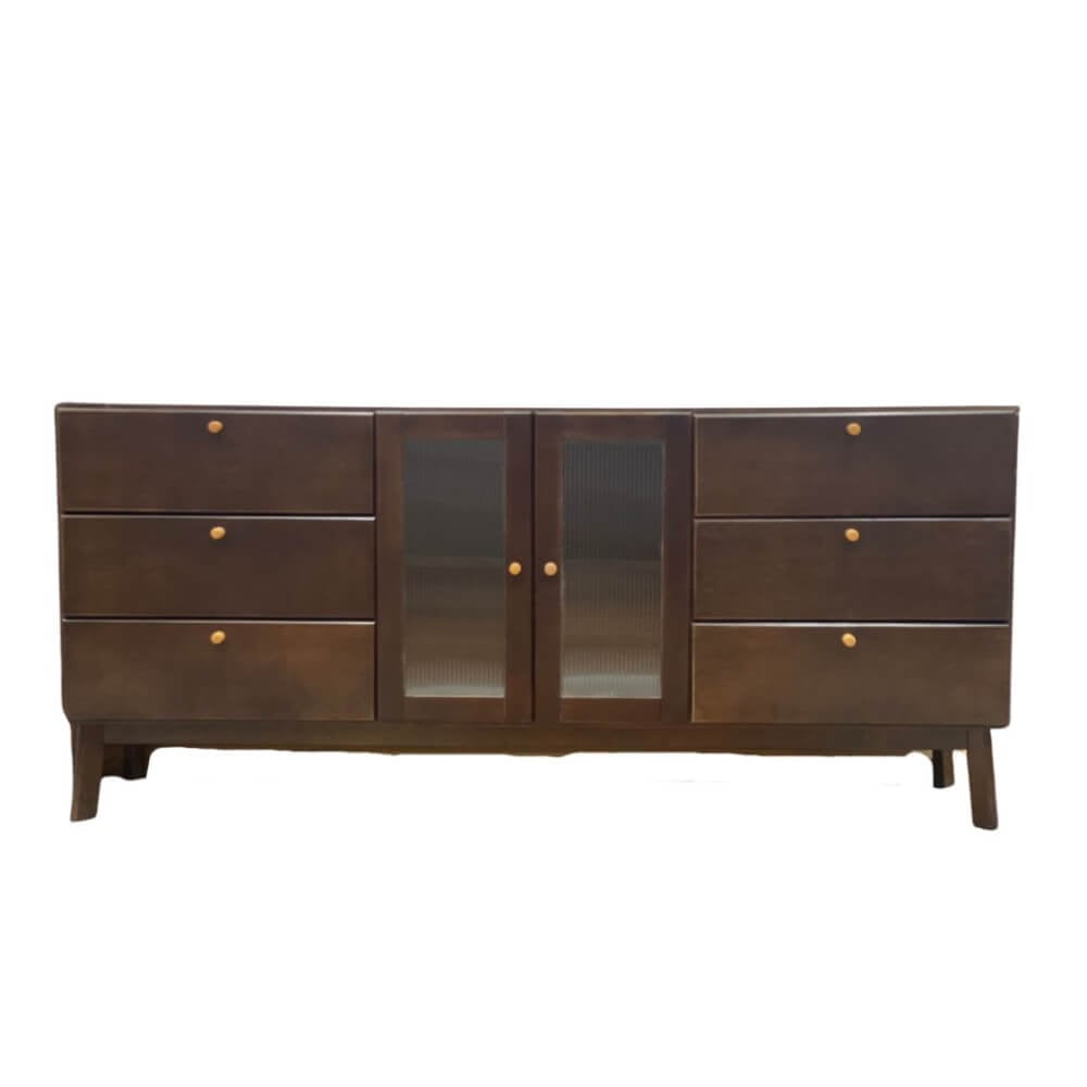ตู้วางทีวี EVERGREEN FURNITURE  G-6184 170X40X84  สีน้ำตาลเข้ม