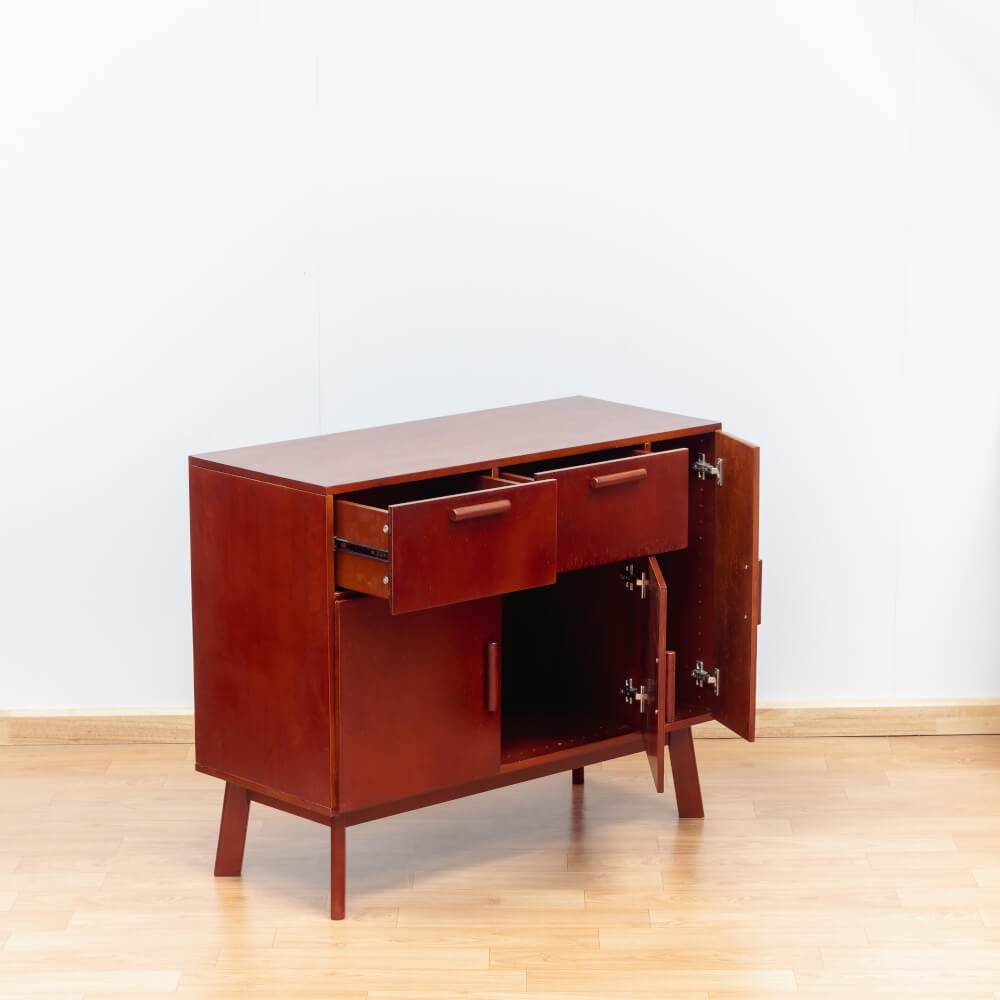 ตู้เตี้ยอเนกประสงค์ EVERGREEN FURNITURE 98 ซม. G-97403-F สีเชอรี่