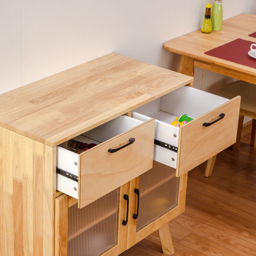 ตู้เตี้ยอเนกประสงค์ EVERGREEN FURNITURE 78ซม. G-78640-F-1 สีธรรมชาติ