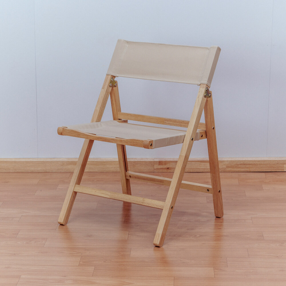 เก้าอี้แคมป์ปิ้ง Evergreen Furniture 53x47x77 ซม. สีไม้ธรรมชาติ