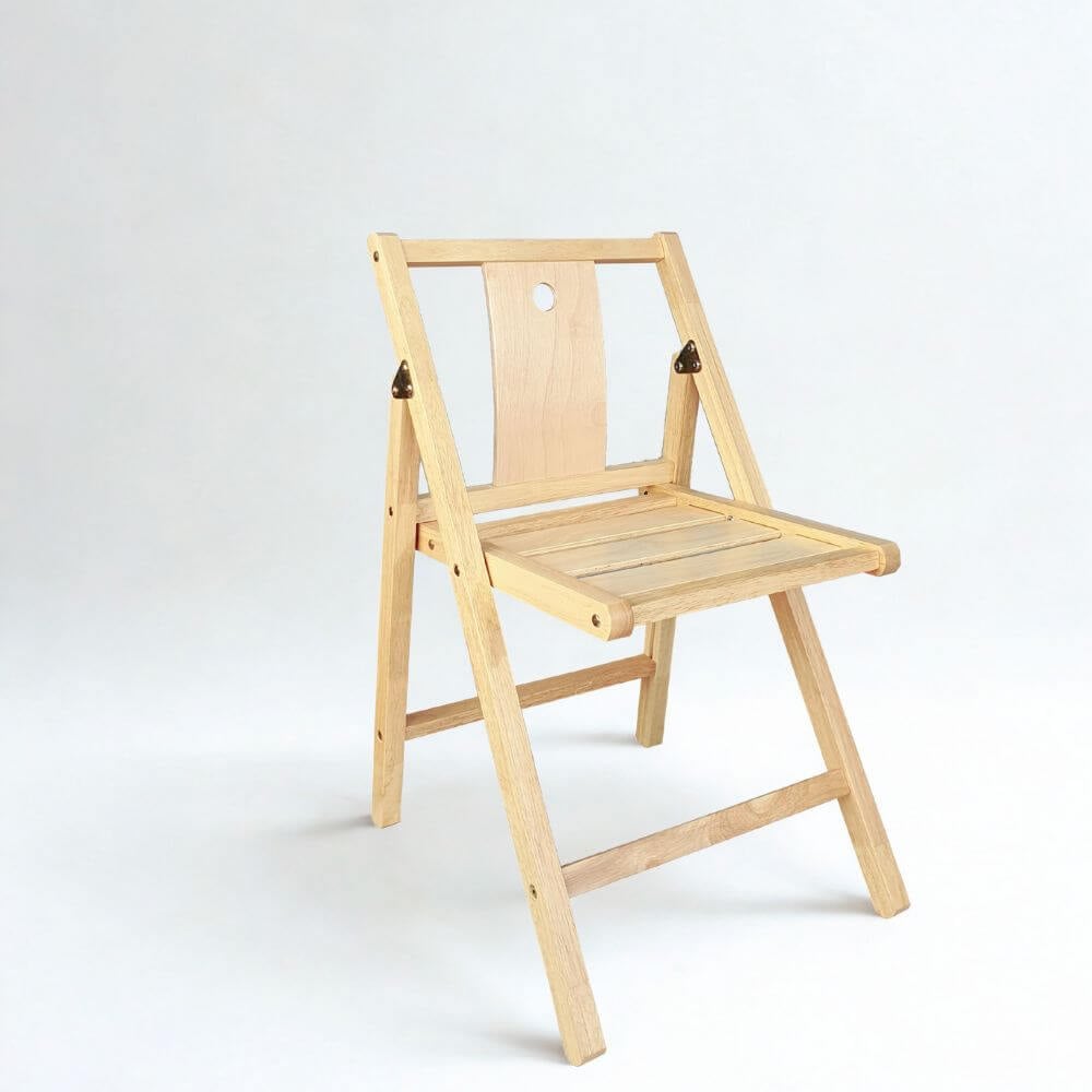 เก้าอี้พับได้อเนกประสงค์ EVERGREEN FURNITURE รุ่นFC3 ขนาด50X45X74ซม สีไม้ธรรมชาติ