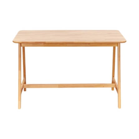 โต๊ะทานอาหารไม้ยางพารา Evergreen Furniture 120x74x74ซม. สีน้ำตาลธรรมชาติ_0