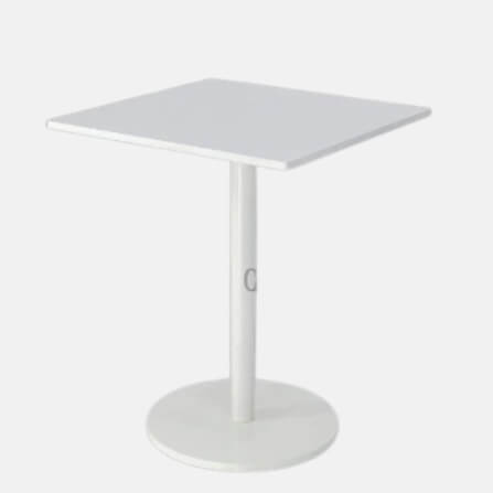 โต๊ะกลม Evergreen Furniture CT 60x60x74ซม.  สีขาว_0