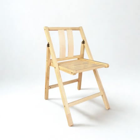 เก้าอี้พับได้อเนกประสงค์ EVERGREEN FURNITURE รุ่นFC2 ขนาด50X45X74ซม สีไม้ธรรมชาติ_0