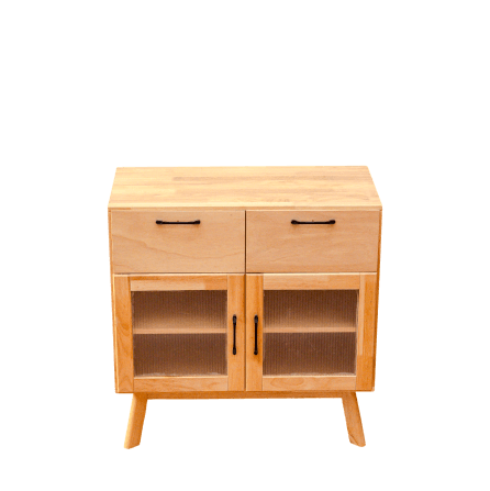 ตู้เตี้ยอเนกประสงค์ EVERGREEN FURNITURE 78ซม. G-78640-F-1 สีธรรมชาติ_0