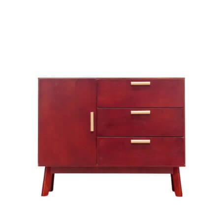 ตู้เตี้ยอเนกประสงค์ EVERGREEN FURNITURE 98 ซม. G-97401-F สีเชอรี่_0