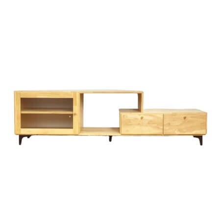 ตู้วางทีวี EVERGREEN FURNITURE  G-484-6C 170X40X45 สีน้ำตาลธรรมชาติ_0