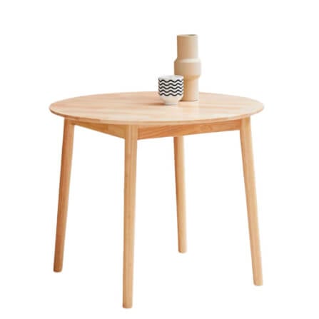 โต๊ะอาหารกลม EVERGREEN FURNITURE T-105  105 X 105 X 74  สีไม้ธรรมชาติ_0
