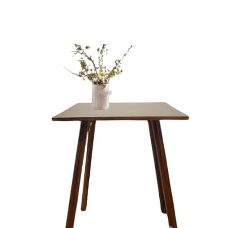 โต๊ะคาเฟ่ EVERGREEN FURNITURE CT-DC   60X60X74ซม. สีน้ำตาลเข้ม_0